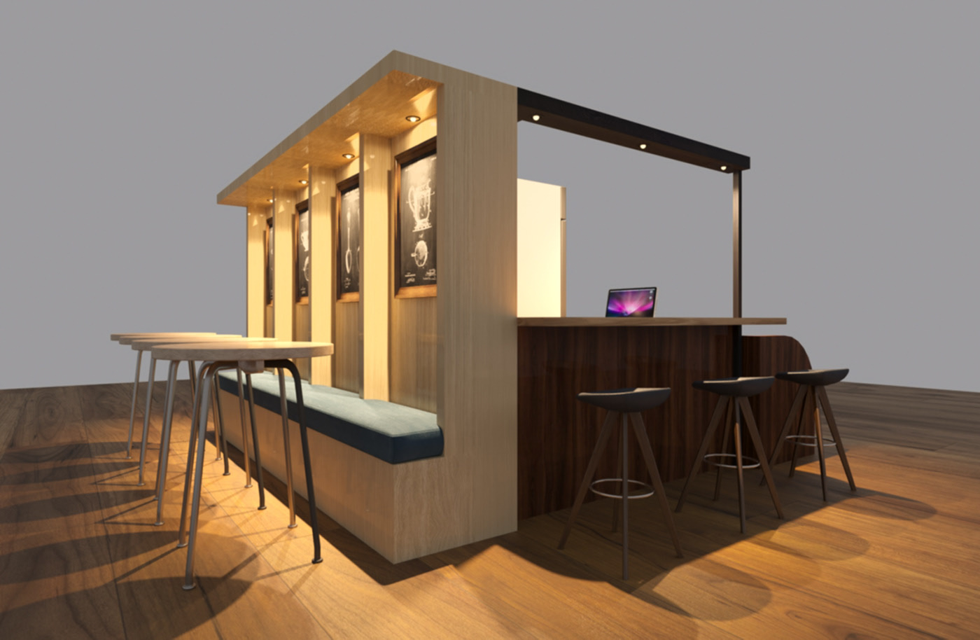mall beverage kiosk 