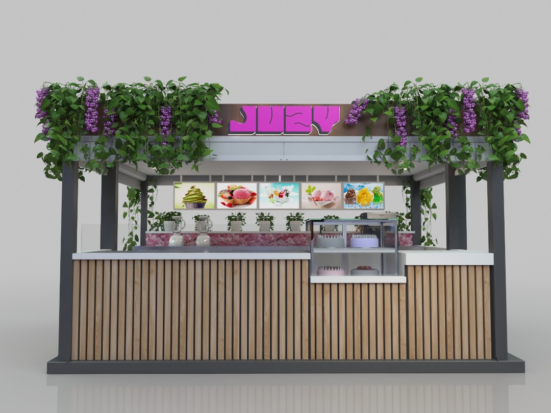 outdoor food kiosk