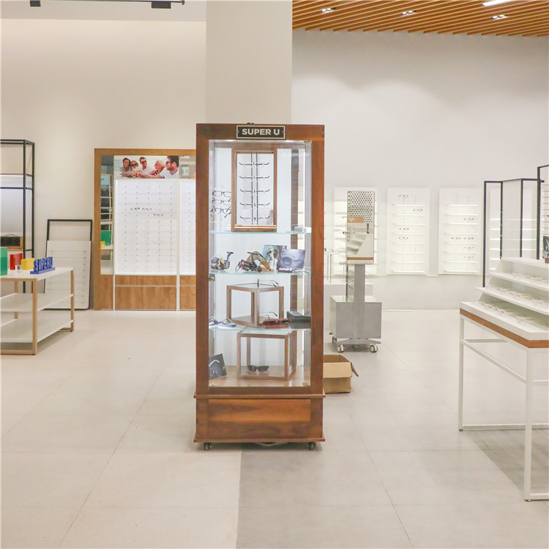 glass display showcase