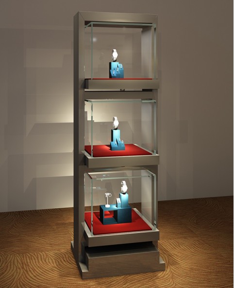 jewelry display showcase