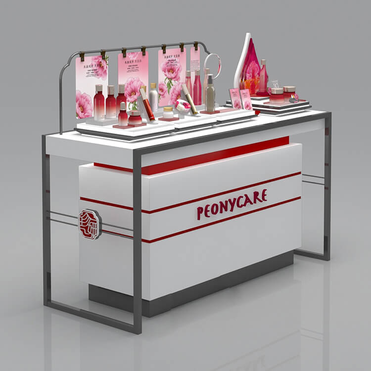 makeup display counter