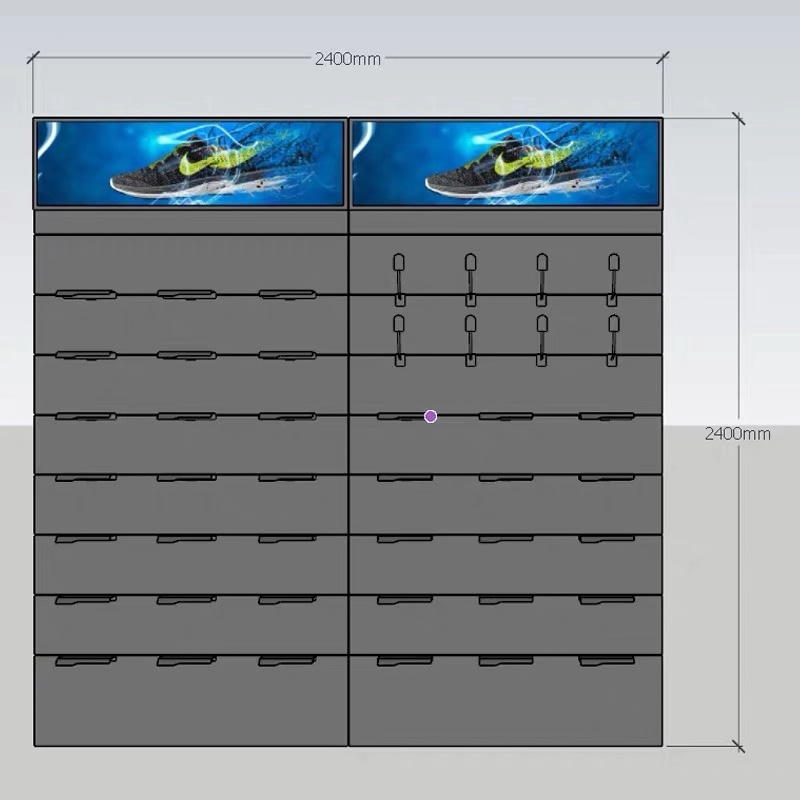 shoe display showcase