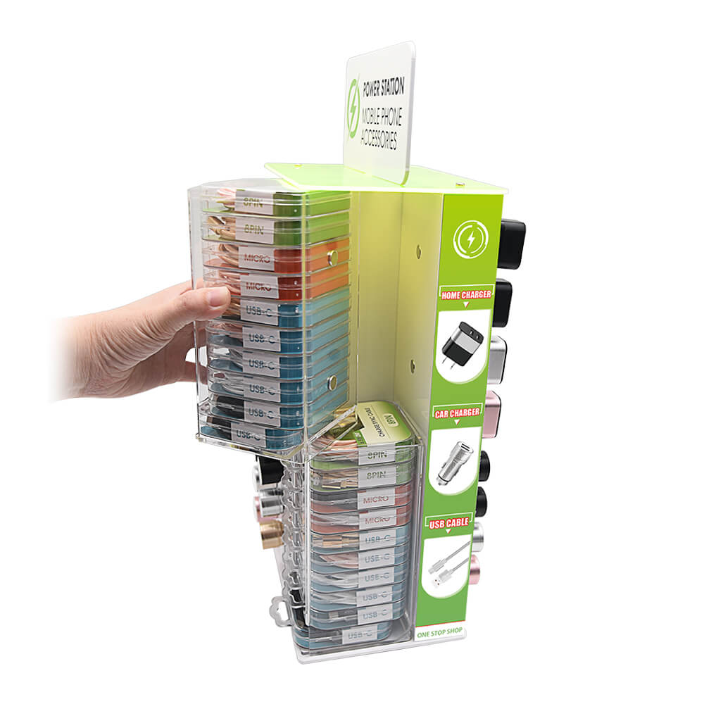 mobile phone display showcase