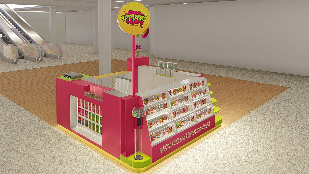 Candy display kiosk 