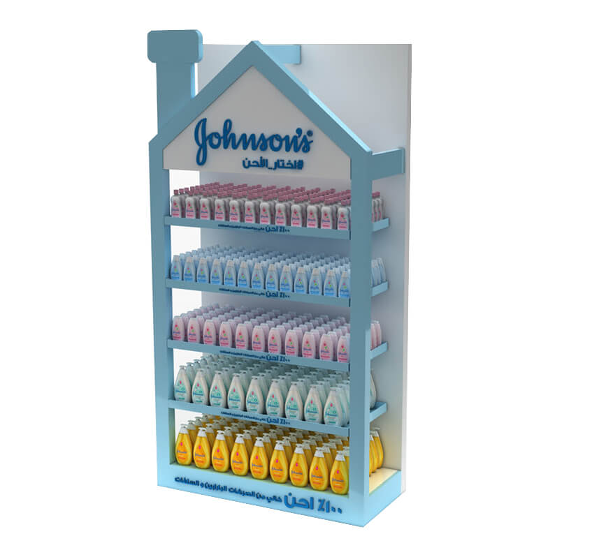 shampoo floor stand