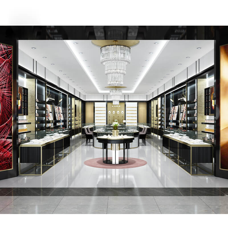 cosmetic wall display showcase
