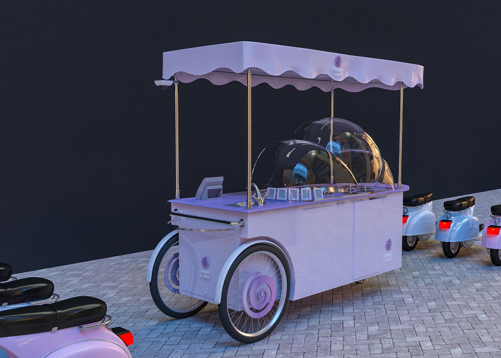 cotton candy cart