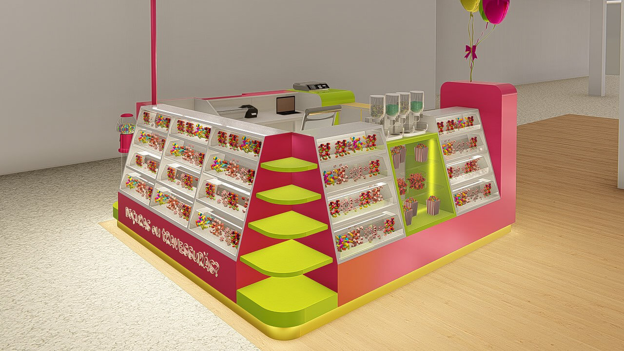 candy display booth 