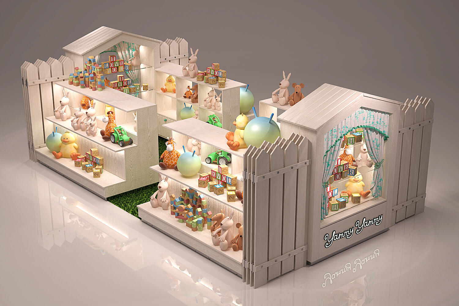 toy display stand 
