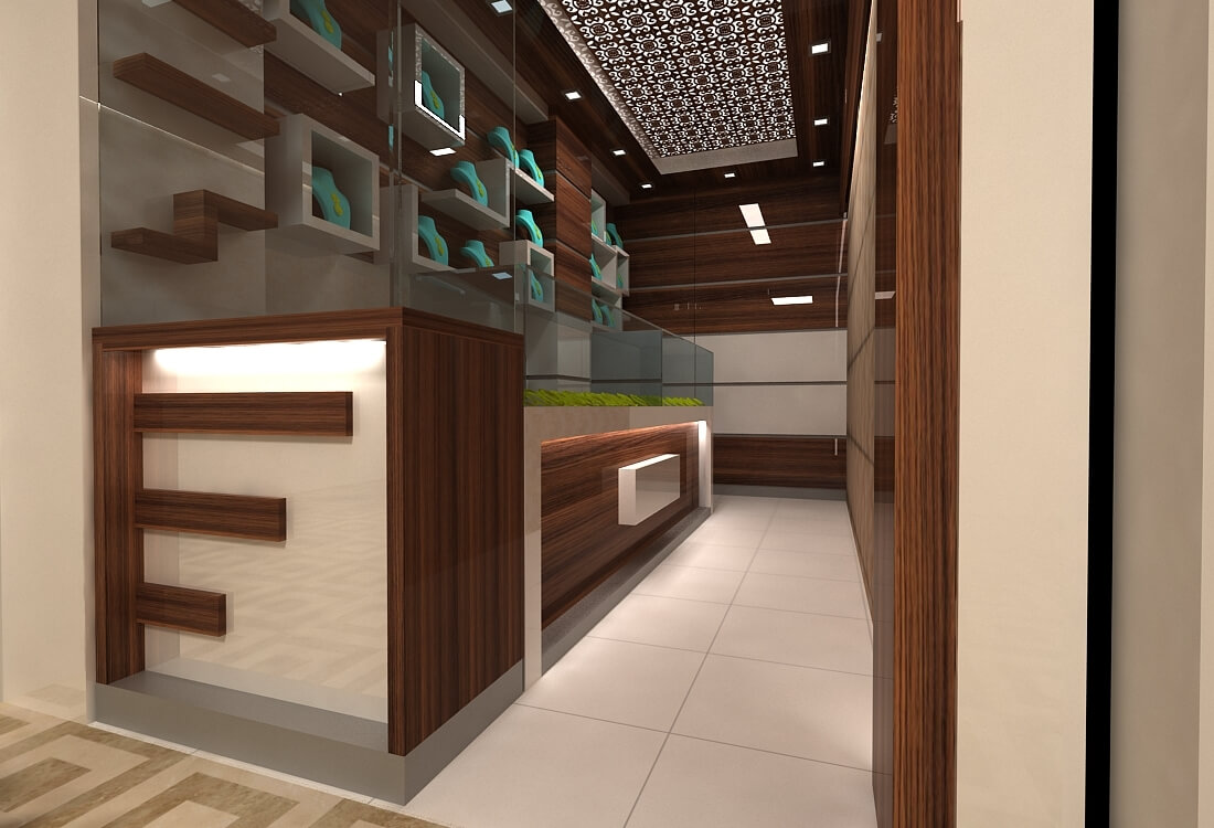 jewelry shop 3d design
