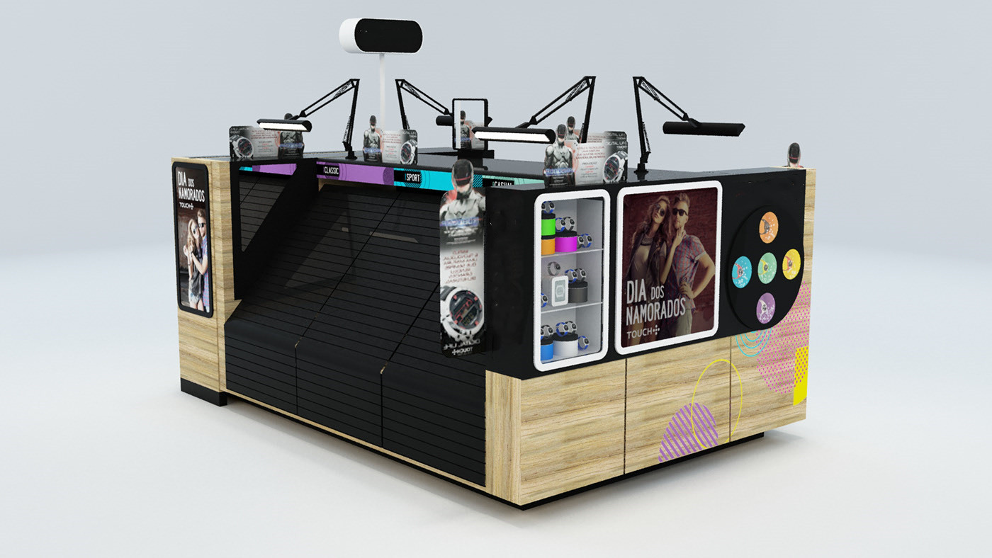 Retail Items Hats Kiosk