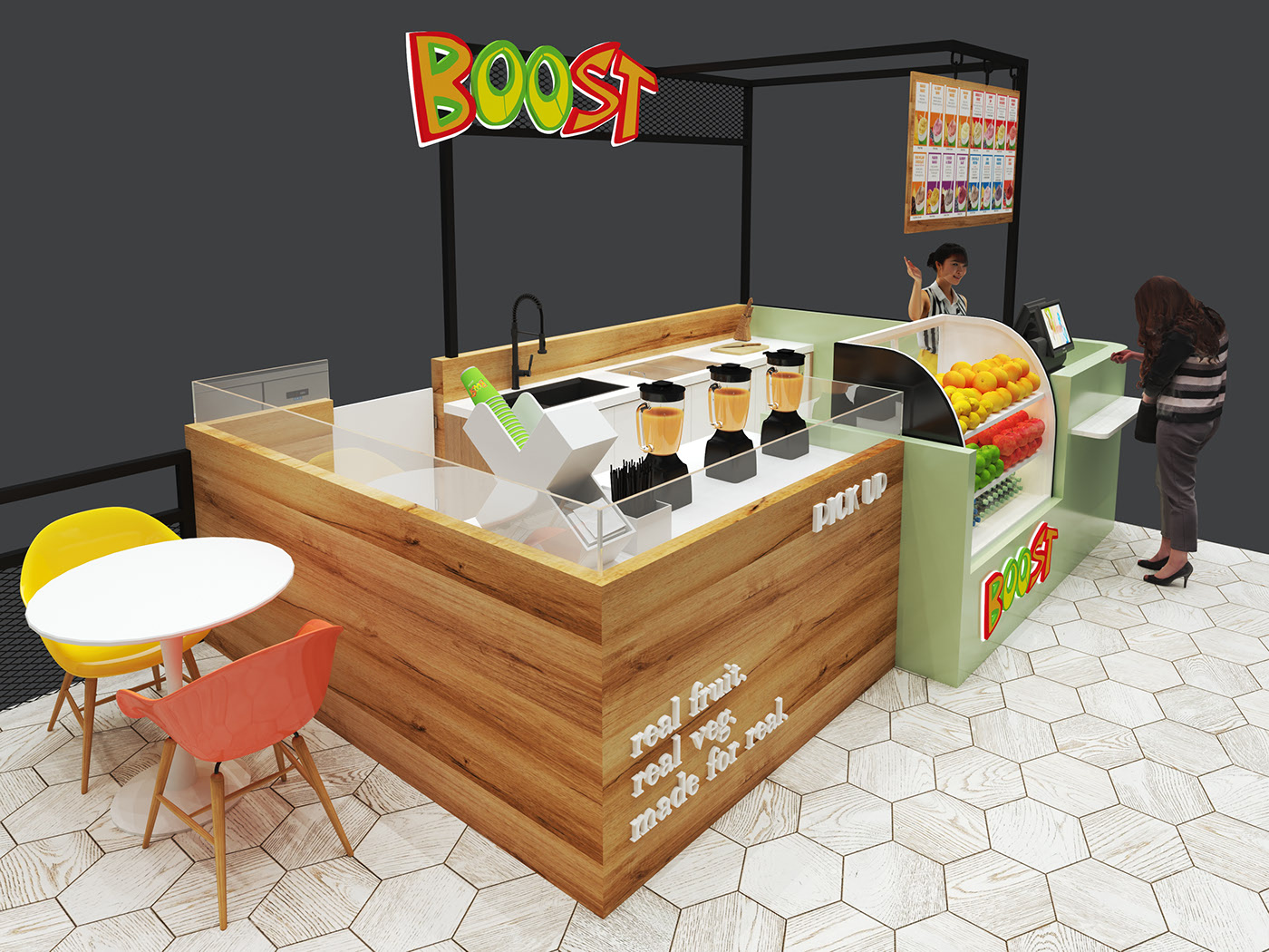 Fruit Juice Kiosk