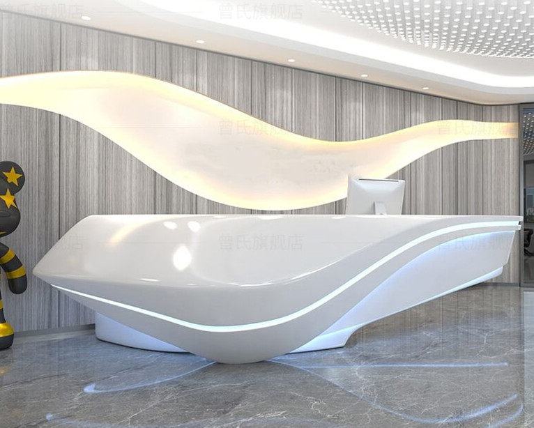 hotel reception counter 