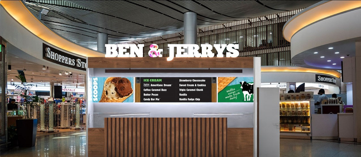 Ant Ice Cream Display Counter