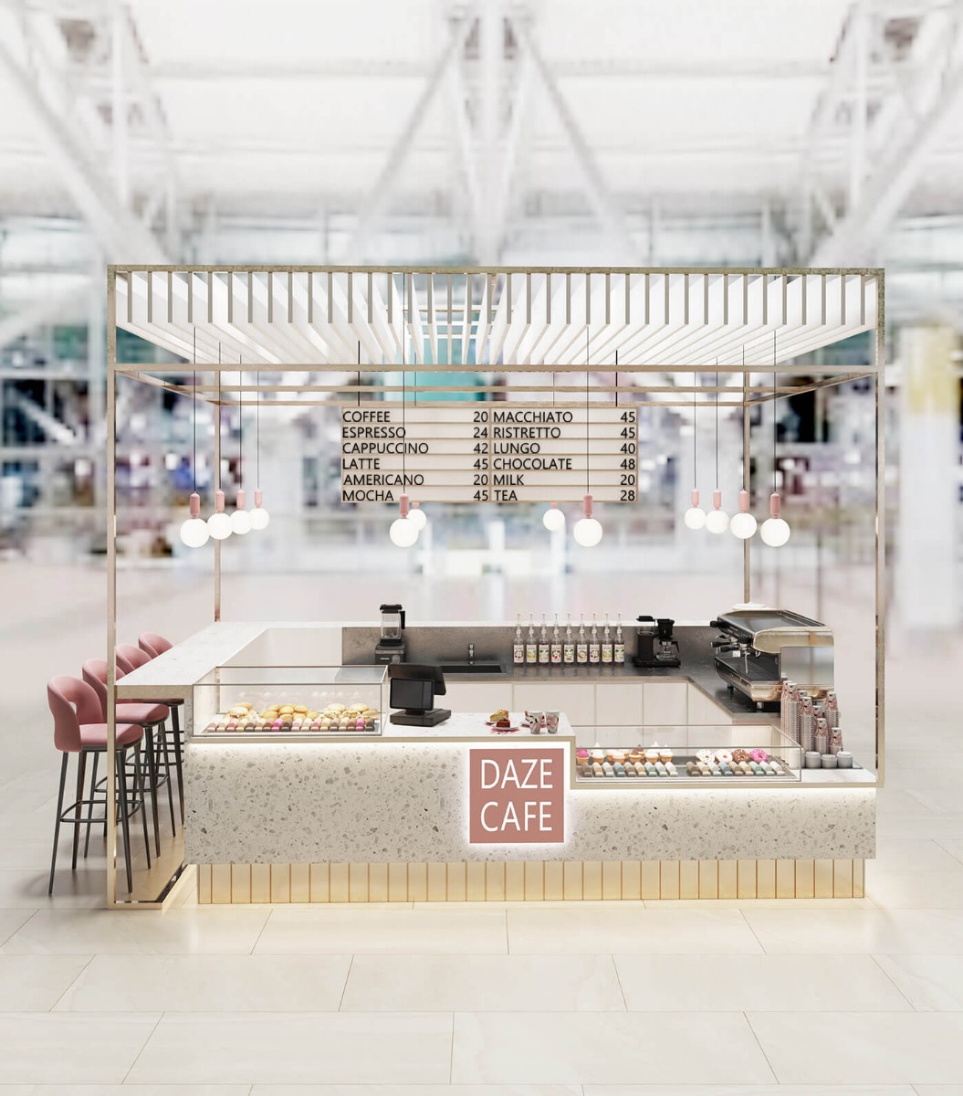 coffee bar kiosk 