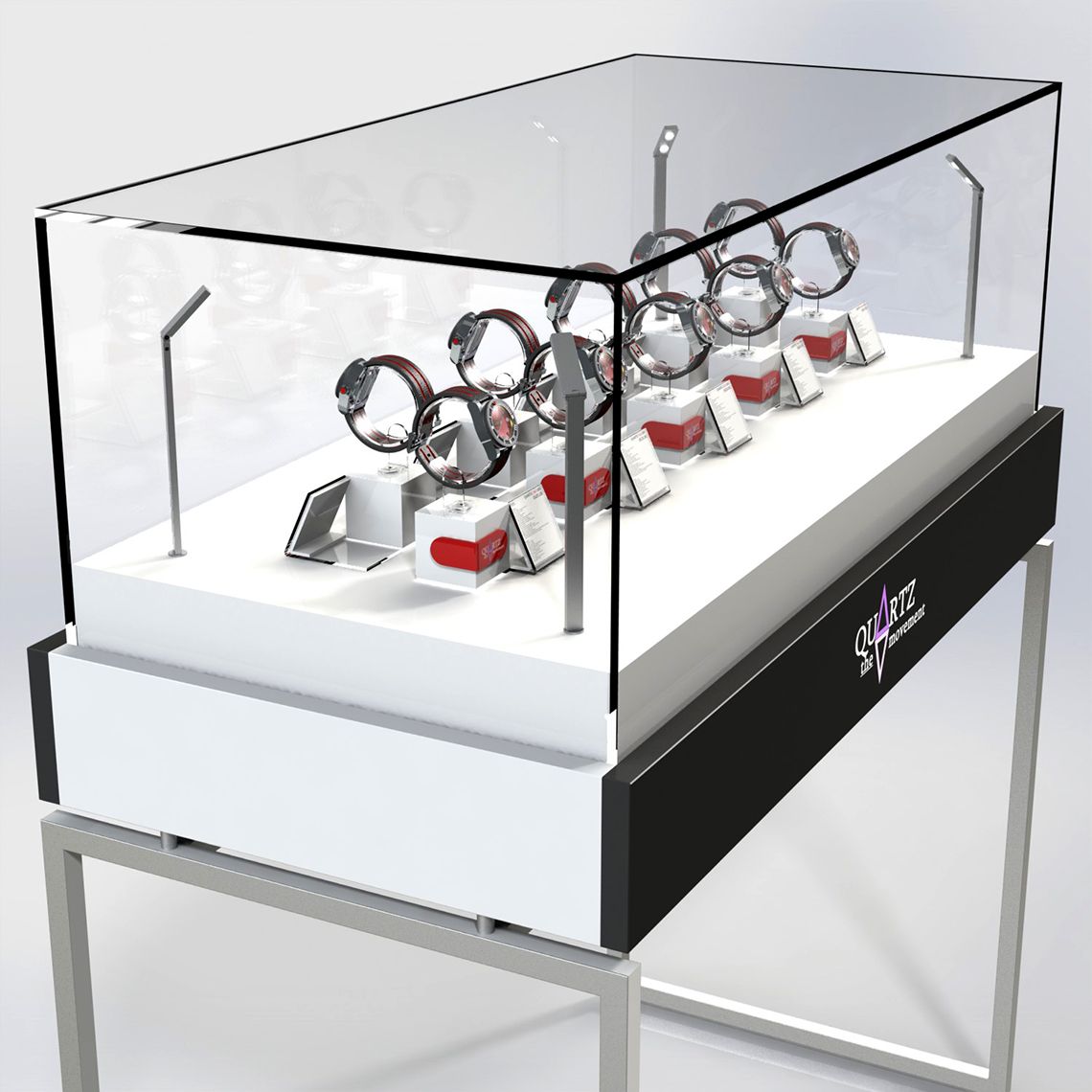 jewelry watch showcase