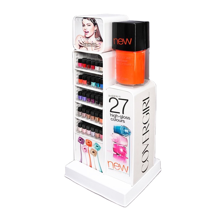 nail polish display showcase