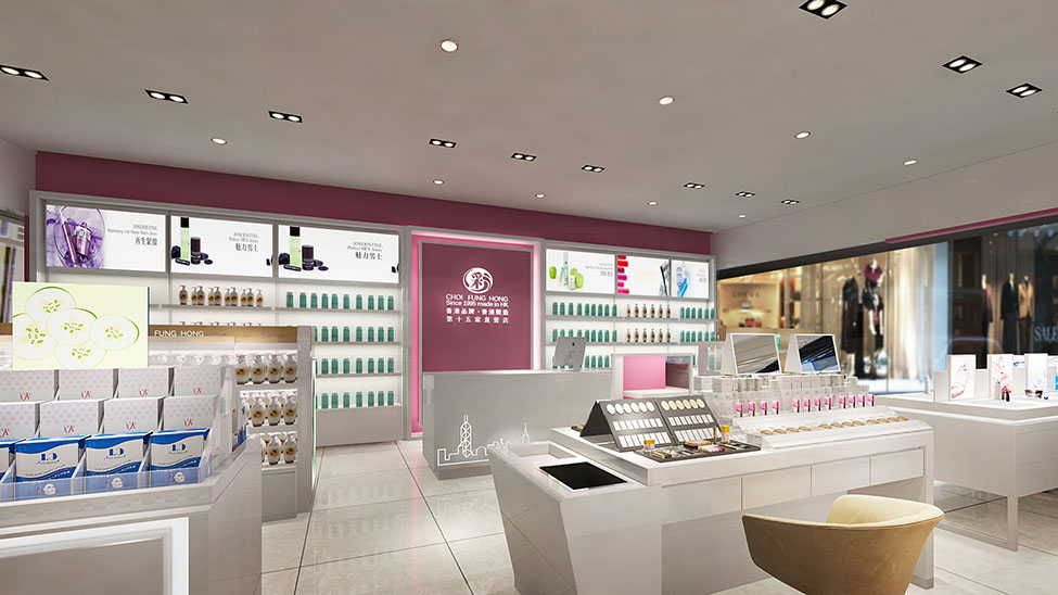 cosmetics store furniture
