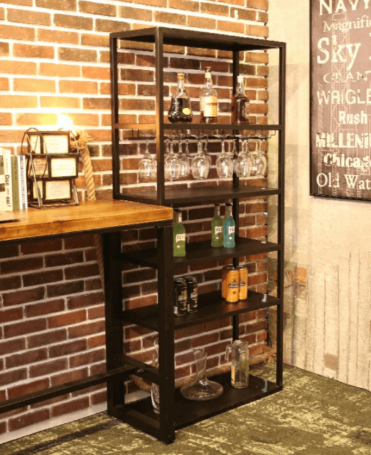 wine beverage display showcase