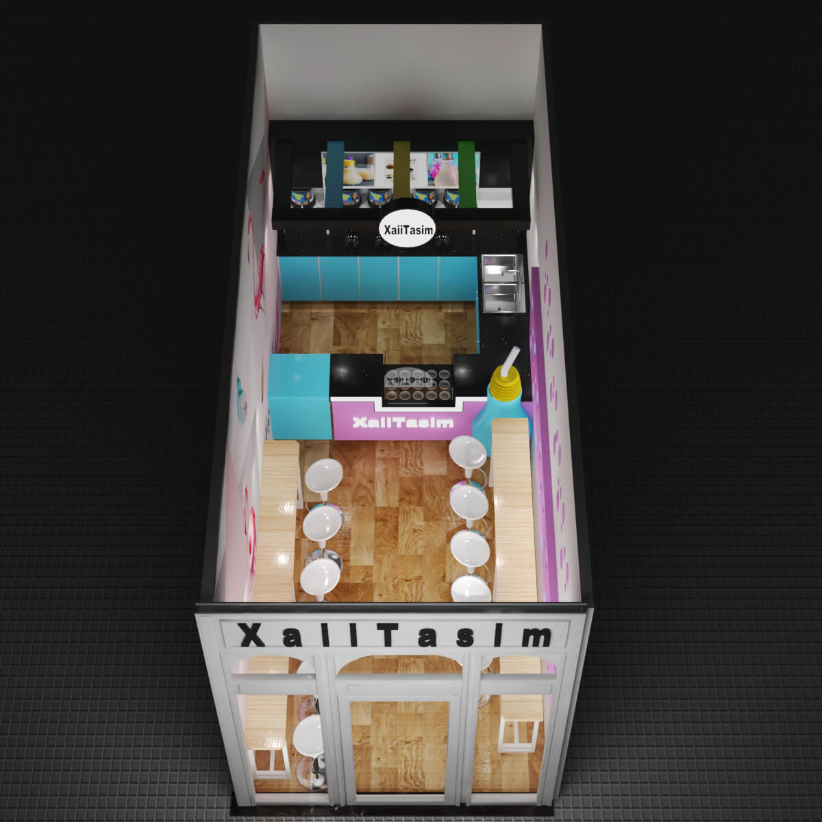 bubble tea shop design