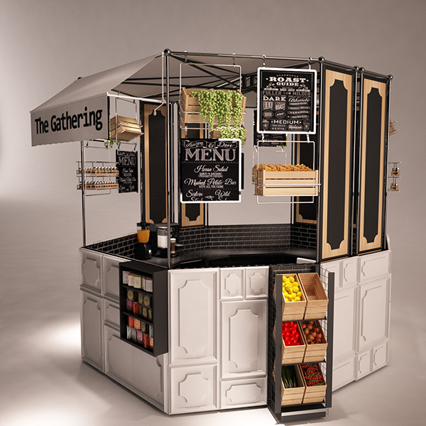 New Food Service Booth