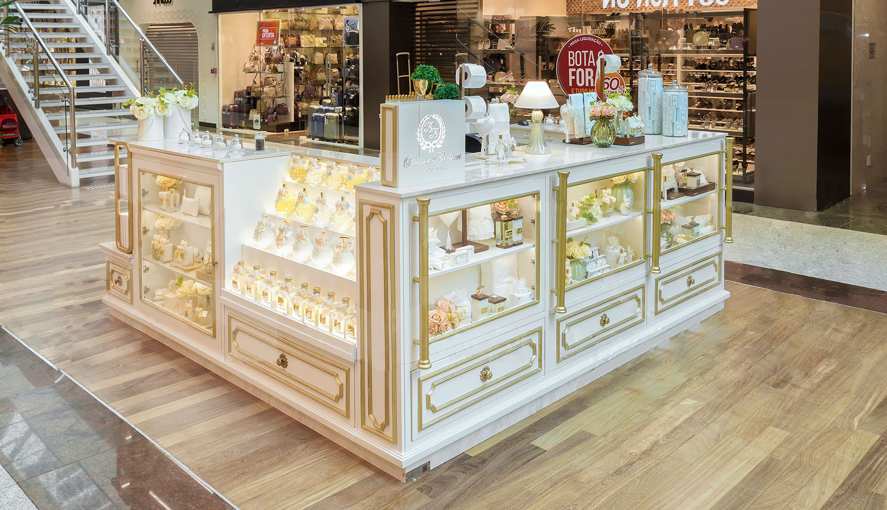 Luxury Exquisite Perfume Kiosk 