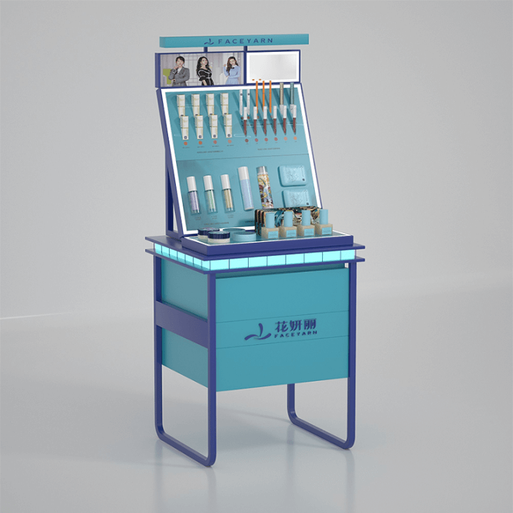 cosmetic retail showcases