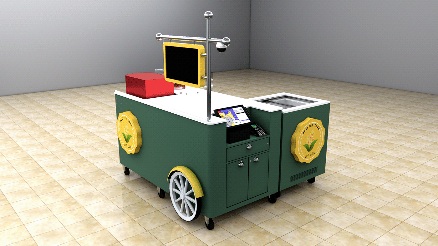 Custom Corn Booth Design