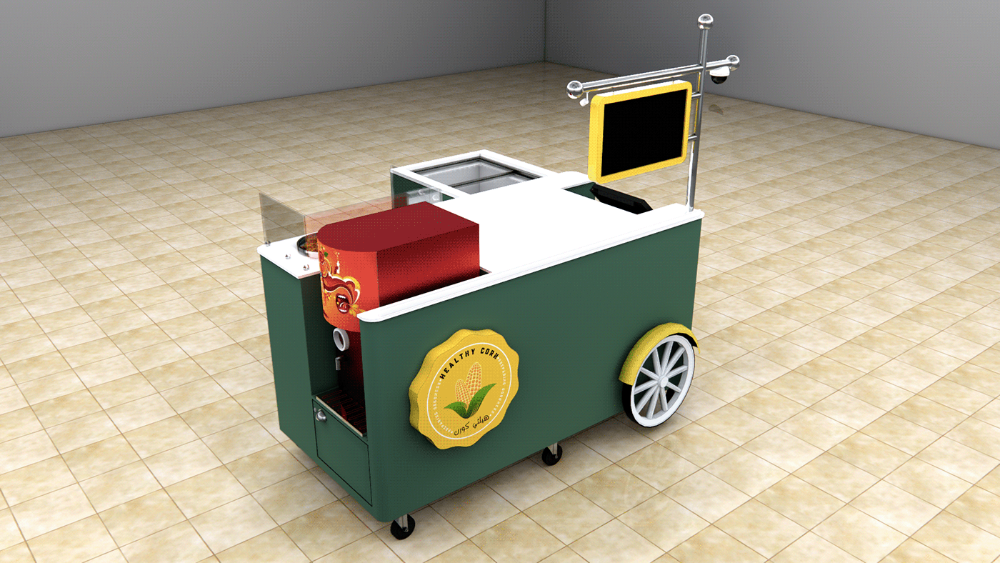 Custom Corn Booth Design
