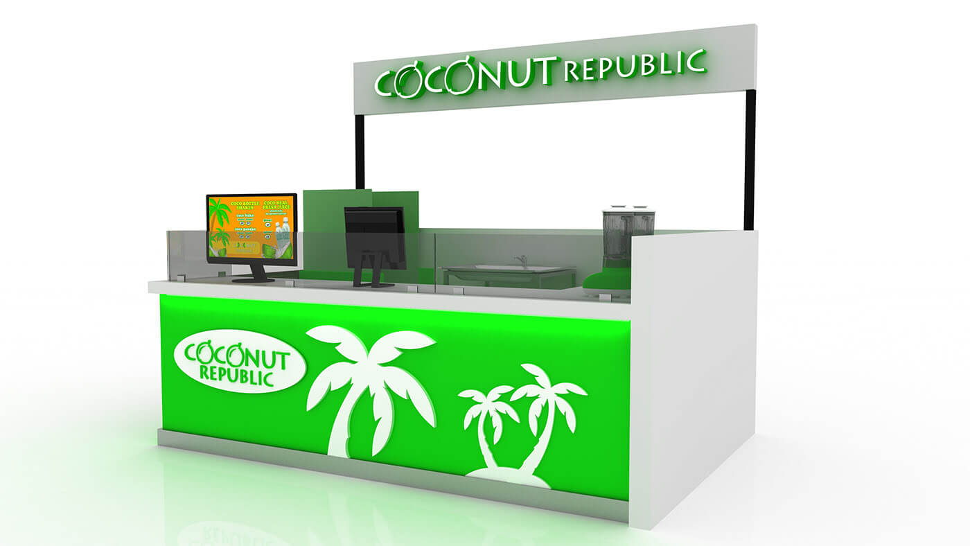 bubble tea kiosk 