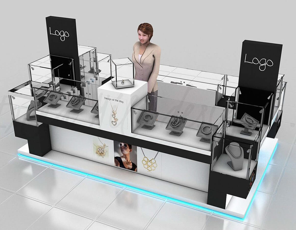 jewelry display kiosk 