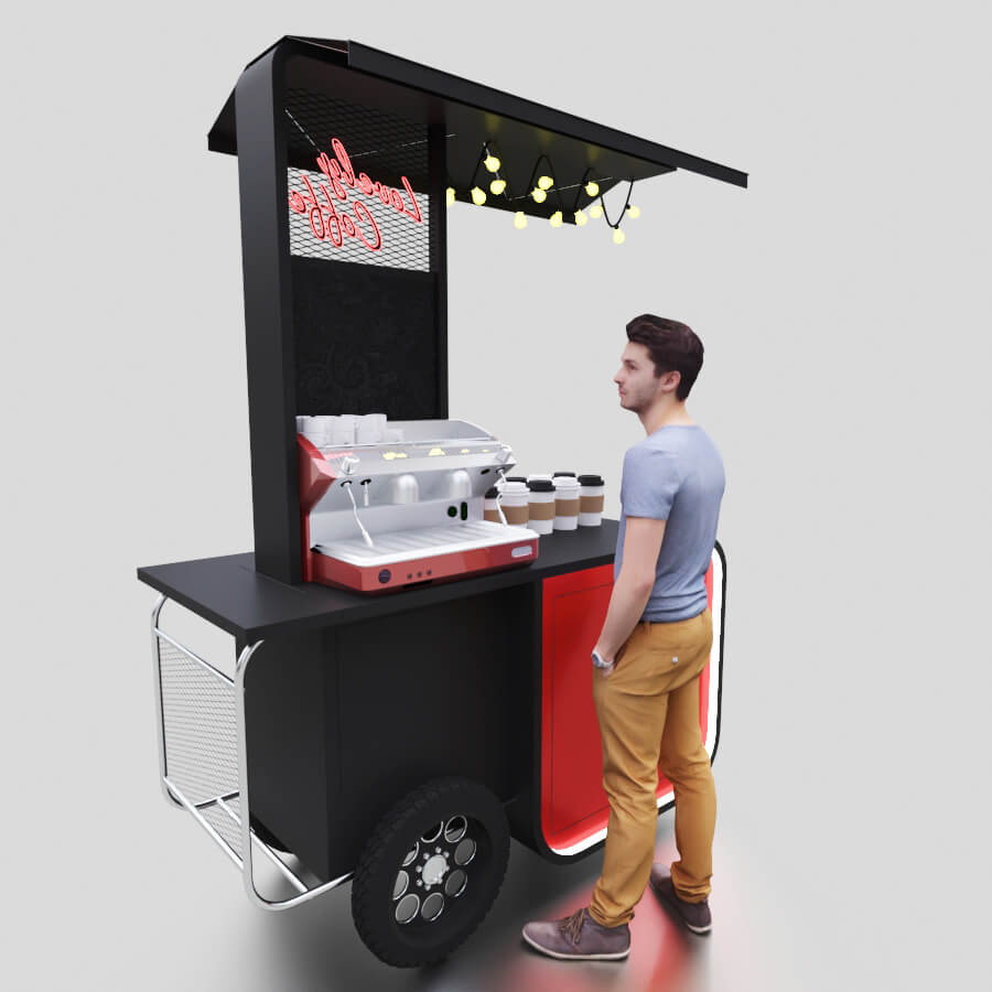 outdoor food cart 