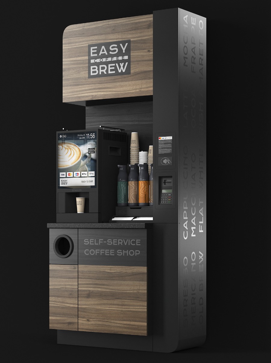 coffee counter design 