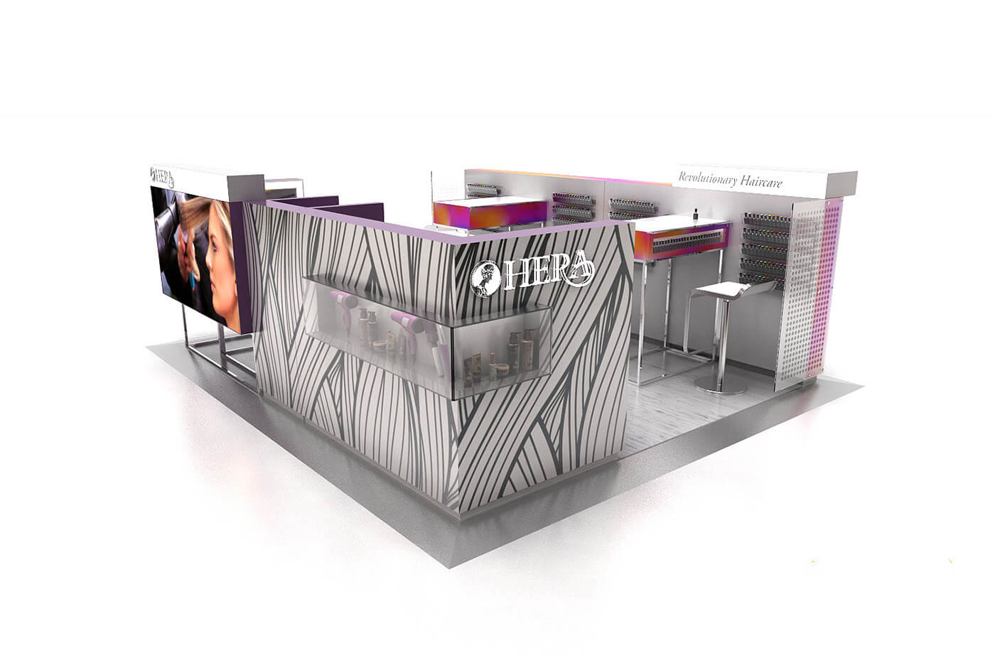 hair extension kiosk 