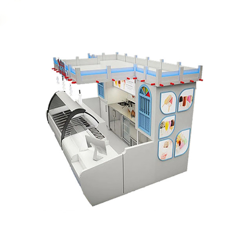 frozen yogurt kiosk
