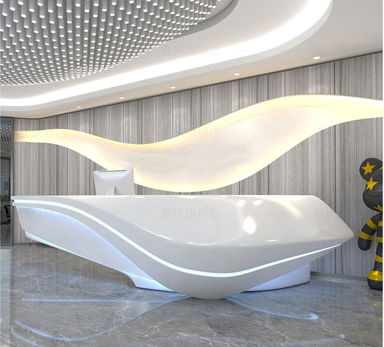beauty shop reception desk 