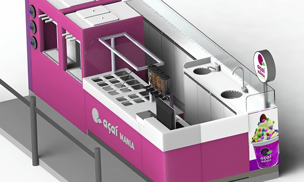 ice cream booth