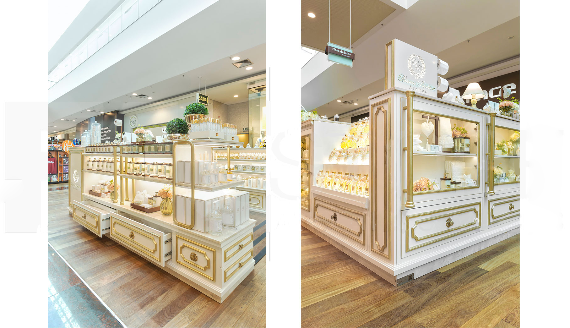 Luxury Exquisite Perfume Kiosk 