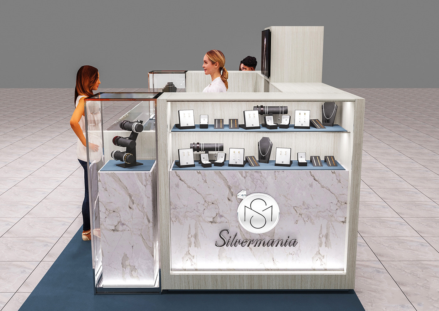watch display kiosk 