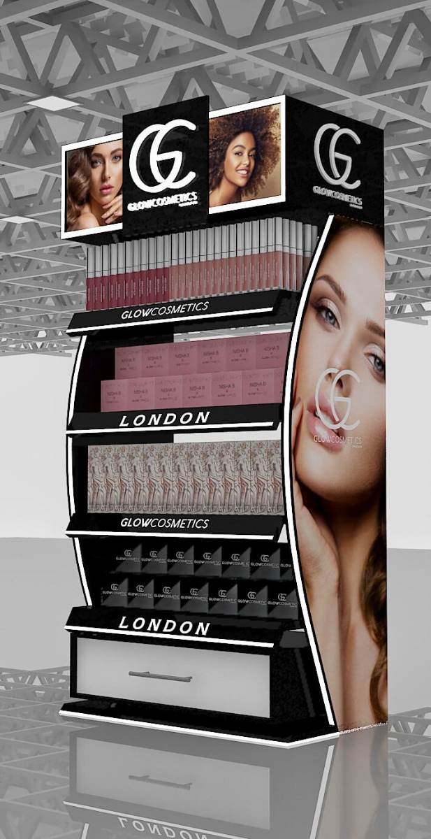cosmetic display stand 
