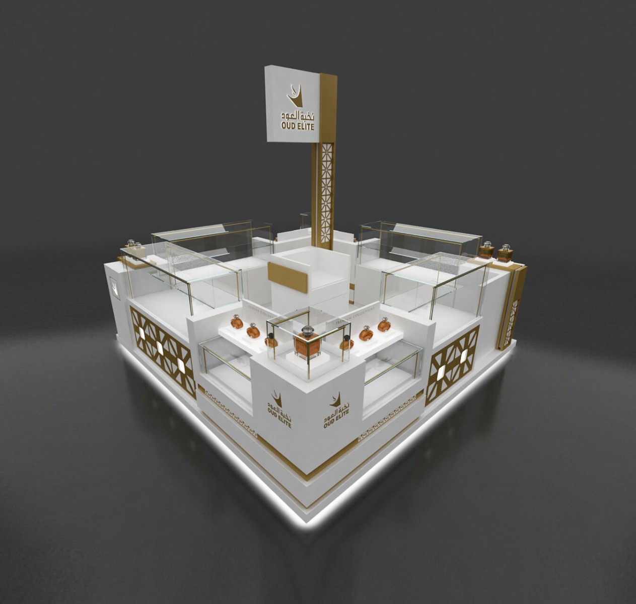 perfume display counter 