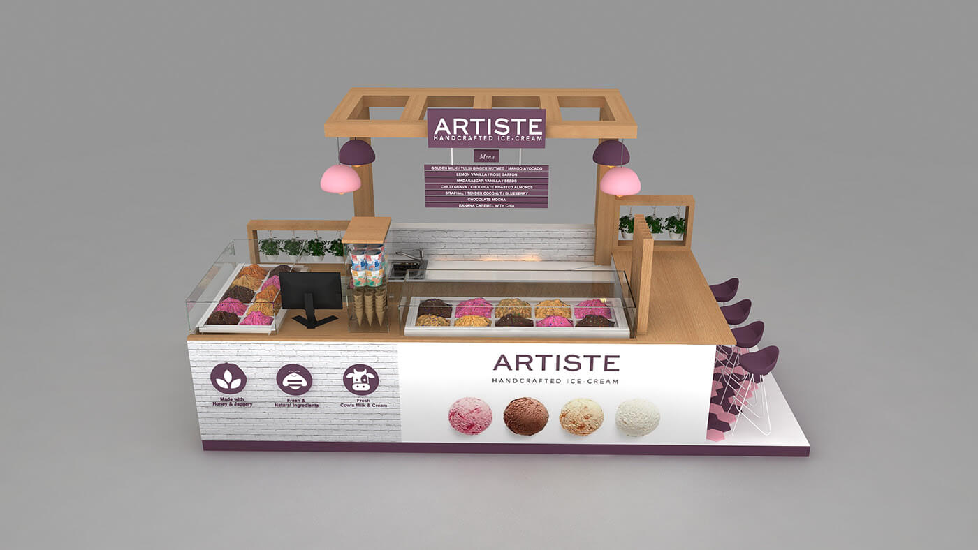 ice cream kiosk 