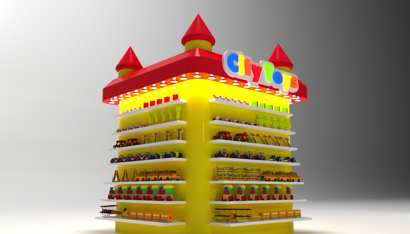 toys display cabinet 