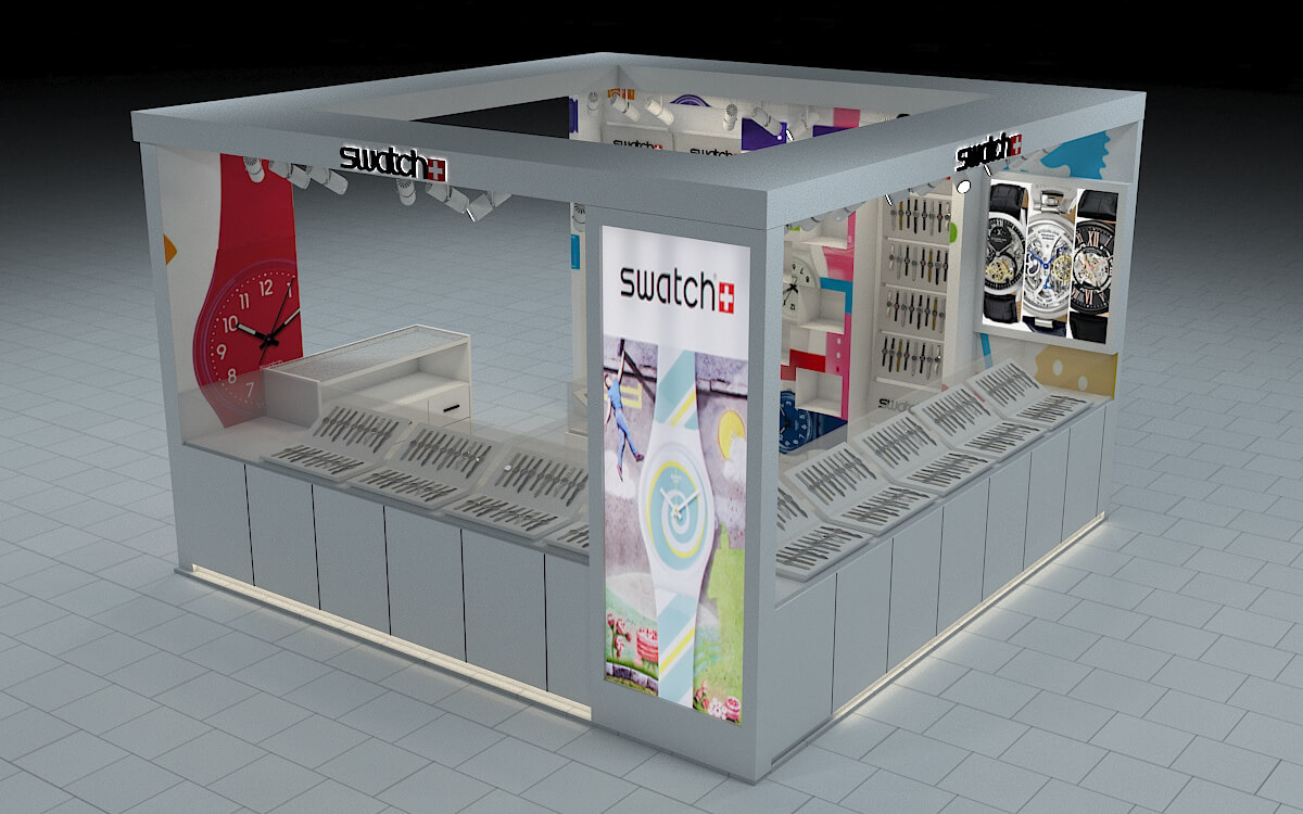 watch display kiosk