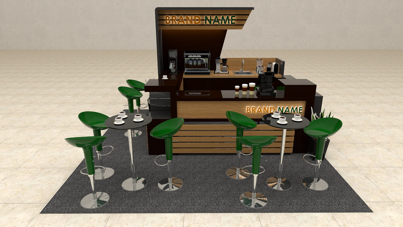 coffee bar kiosk 