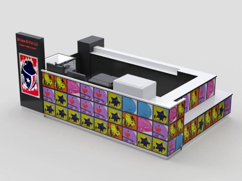custom clothing kiosk 