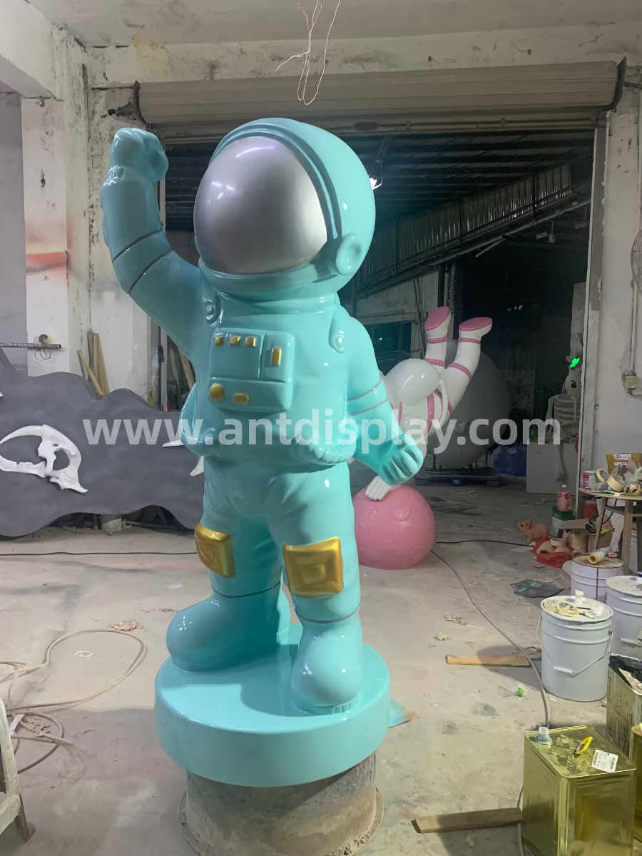 Giant astronaut display