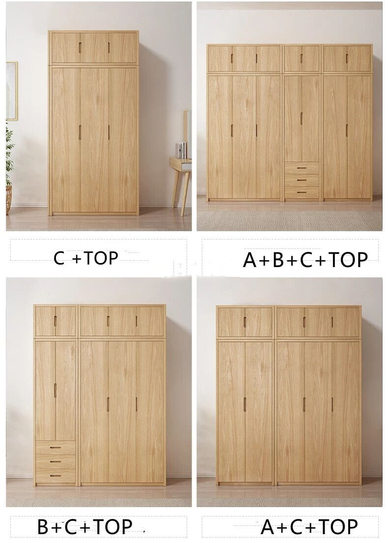 different clothing display cabinet