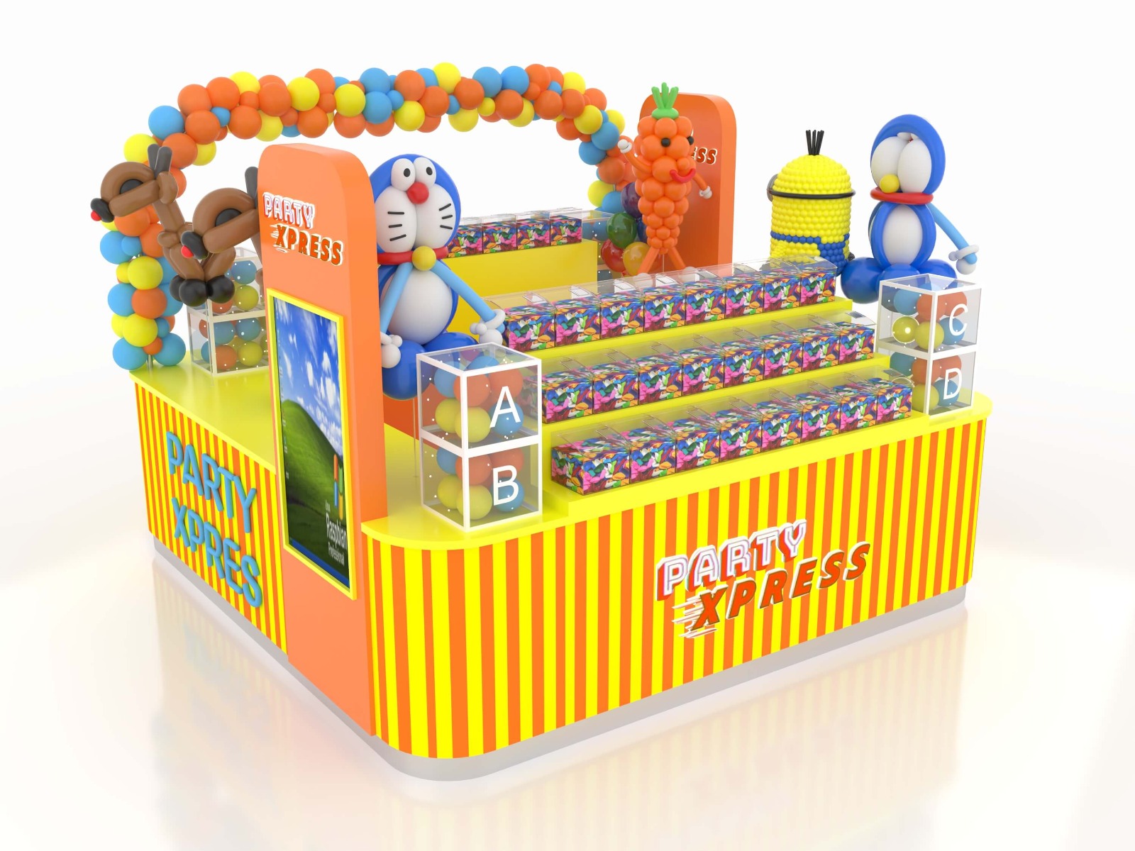 Balloon kiosk