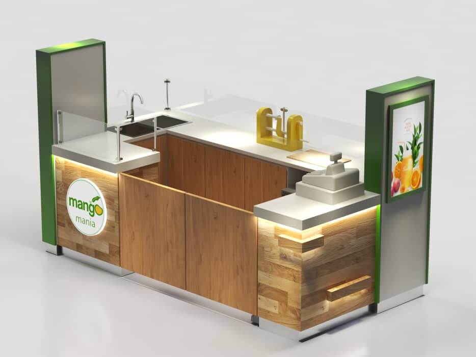 juice bar kiosk 